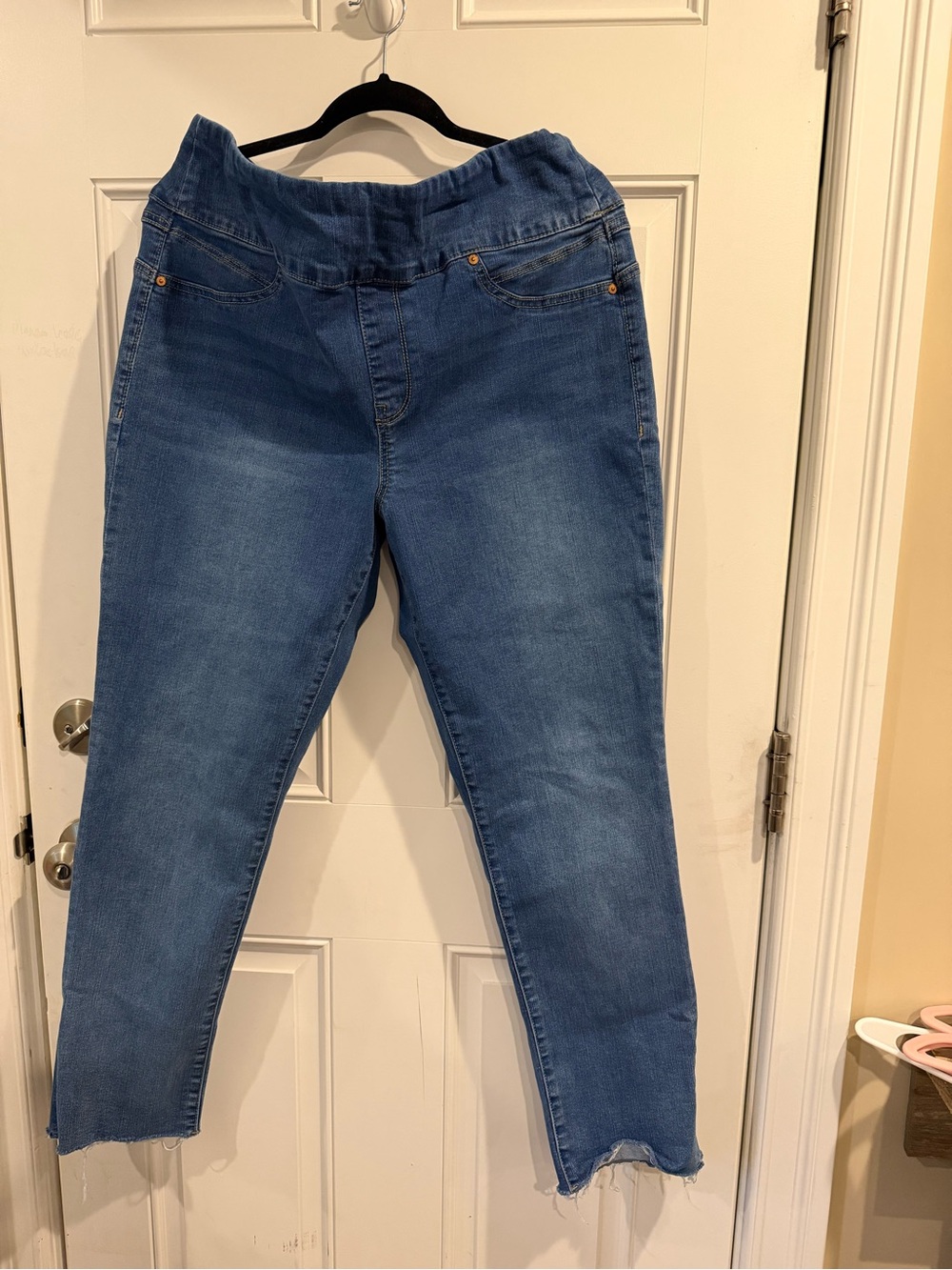 Seven7 Women's Medium Blue Skinny Stretch Jeans